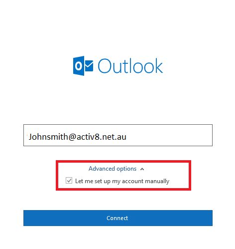 microsoft outlook 2016 setup